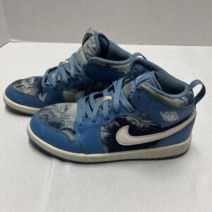 Nike Air Jordan Retro 1 Mid 'Washed Denim' DM8952 400 Size 3Y Kids